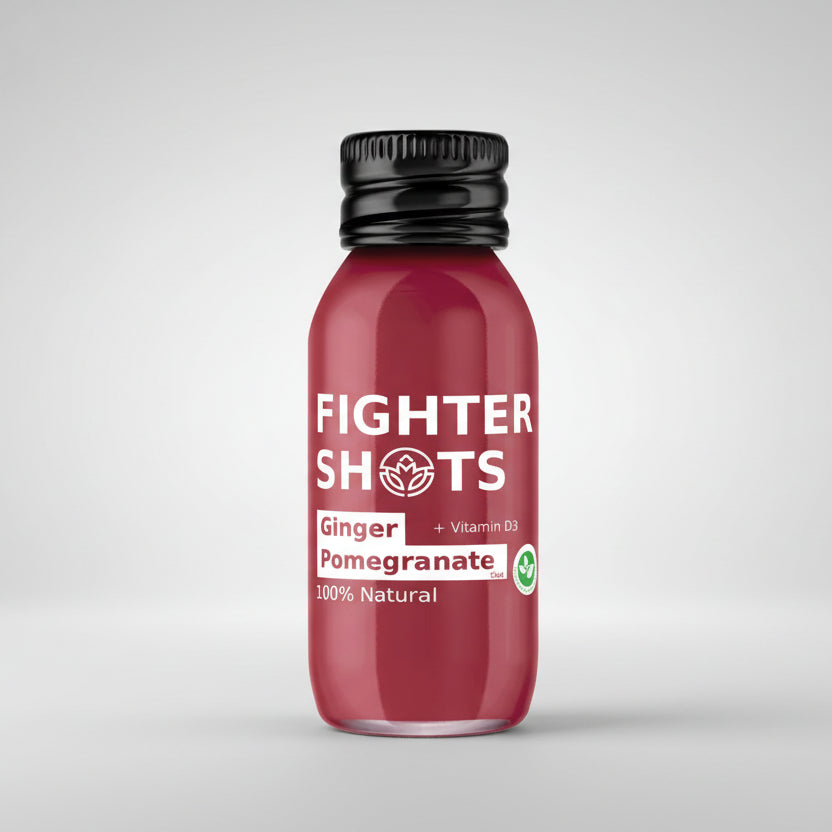 Fighter Shots Ginger + Pomegranate Shot + Vitamin D