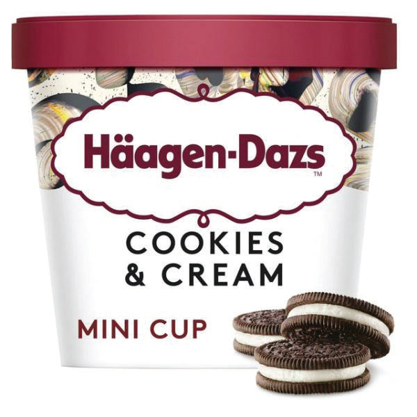Haagen-Dazs Mini Cookies and Cream Cup