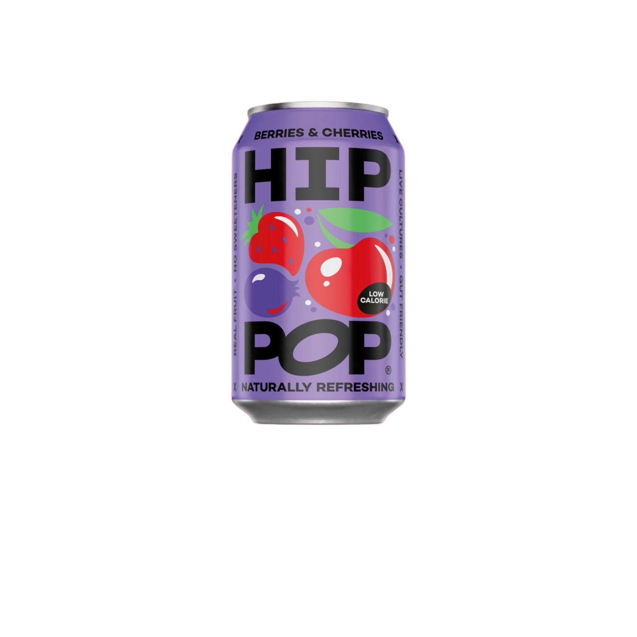 Hip Pop Berries Cherries (12*330ml)