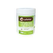 Cafetto Tevo Maxi Tablets – 450 g of eco-friendly cleaning tablets designed for thorough espresso machine cleaning; ideal for cafés, coffee shops, and wholesale barista equipment maintenance