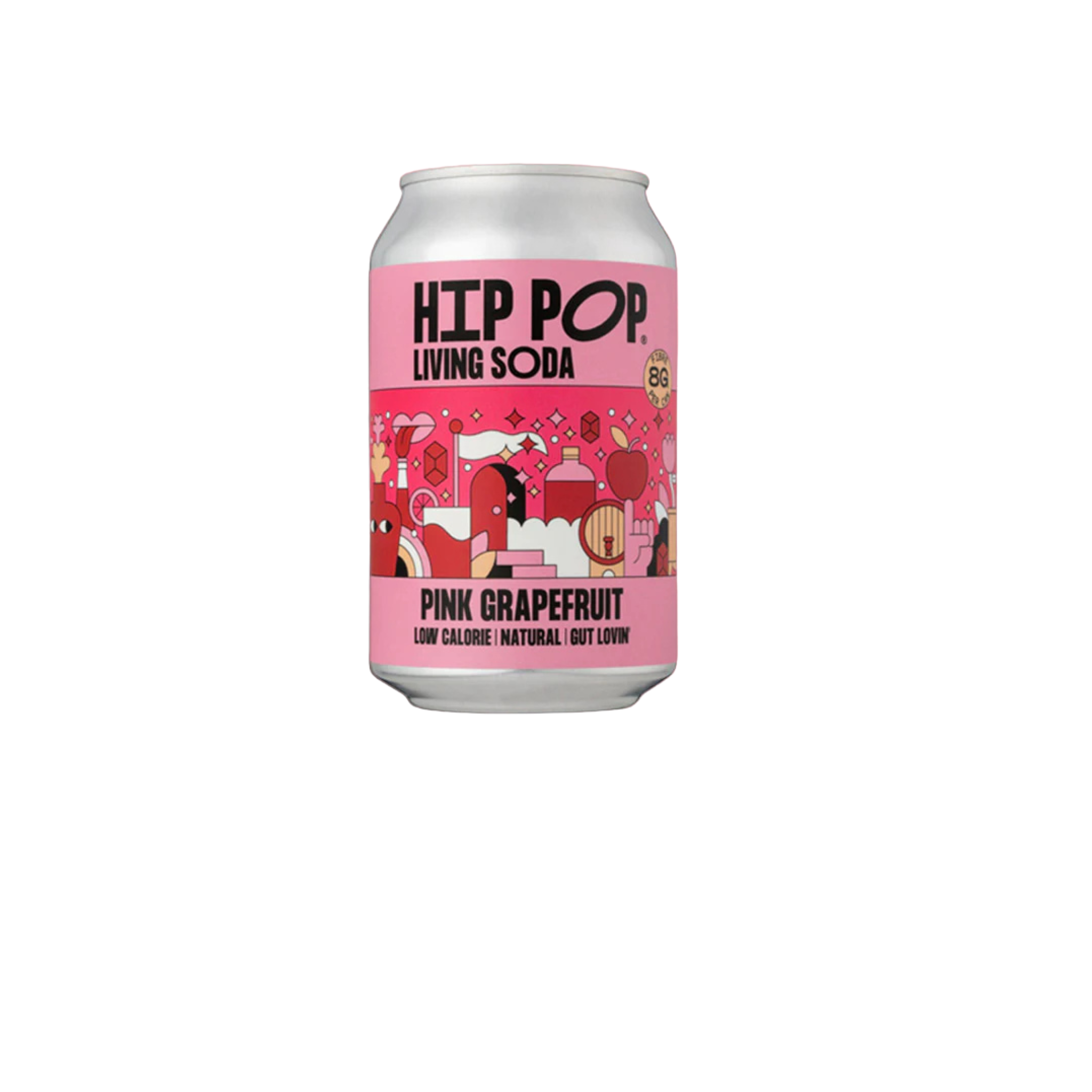 Hip Pop Pink Grapefrut Soda(12*330ml)