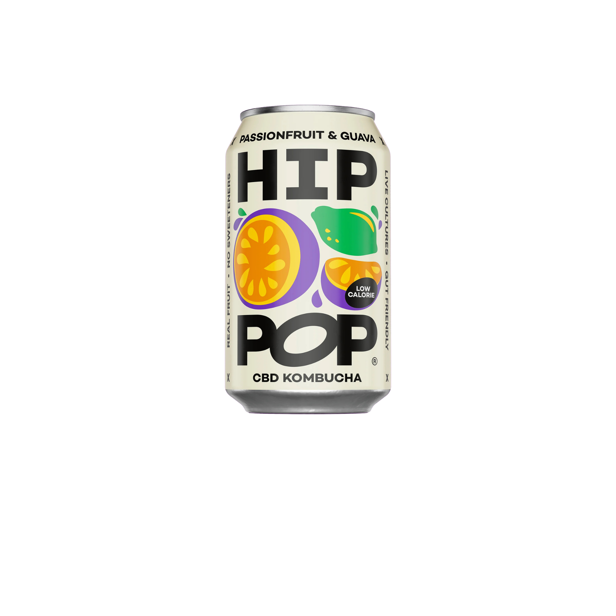 Hip Pop Passionfruit & Guava Cbd Kombucha (12*330ml)