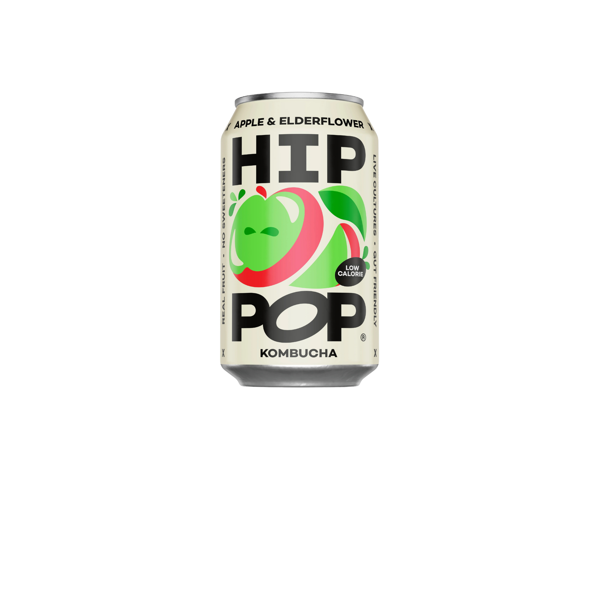 Hip Pop Apple  Elderflower Kombucha (12*330ml)