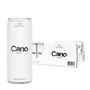 Cano Still Water – 24 × 330 ml bottles of premium spring water, crisp and refreshing; ideal for cafés, restaurants, and hospitality sector wholesale