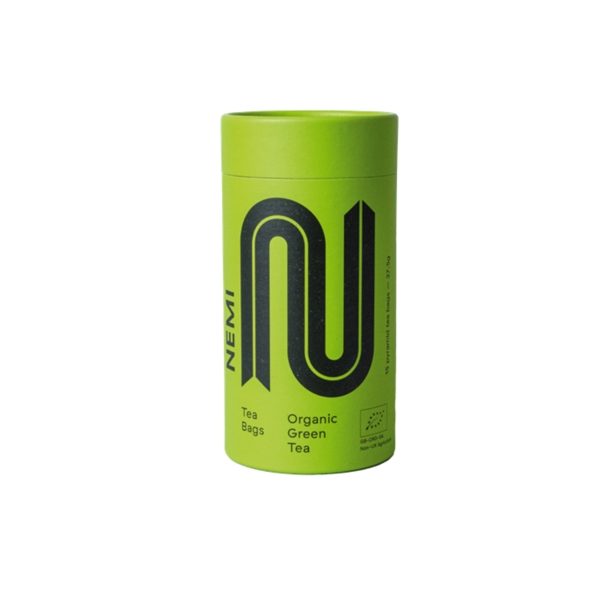 Nemi Green Tea – pack of 15 smooth and refreshing green tea bags, rich in antioxidants; ideal for cafés, restaurants, wellness spots, and wholesale beverage menus