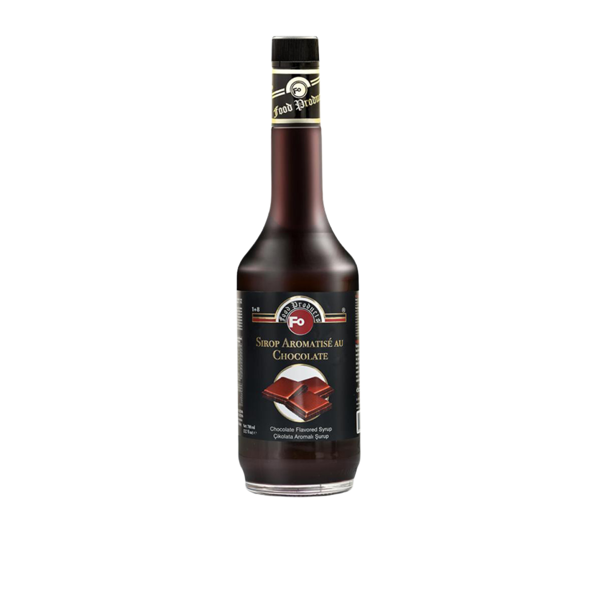 Fo Chocolate Syrup – 700 ml bottle of rich and smooth chocolate-flavoured syrup; perfect for enhancing coffees, mochas, milkshakes, and desserts in cafés, restaurants, and wholesale menus