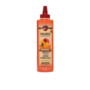 Fo Mango Fruited Sauce – 700 ml bottle of sweet and tropical mango-flavoured sauce made with real fruit; ideal for topping desserts, ice creams, waffles, and exotic drinks in cafés, restaurants, and wholesale menus