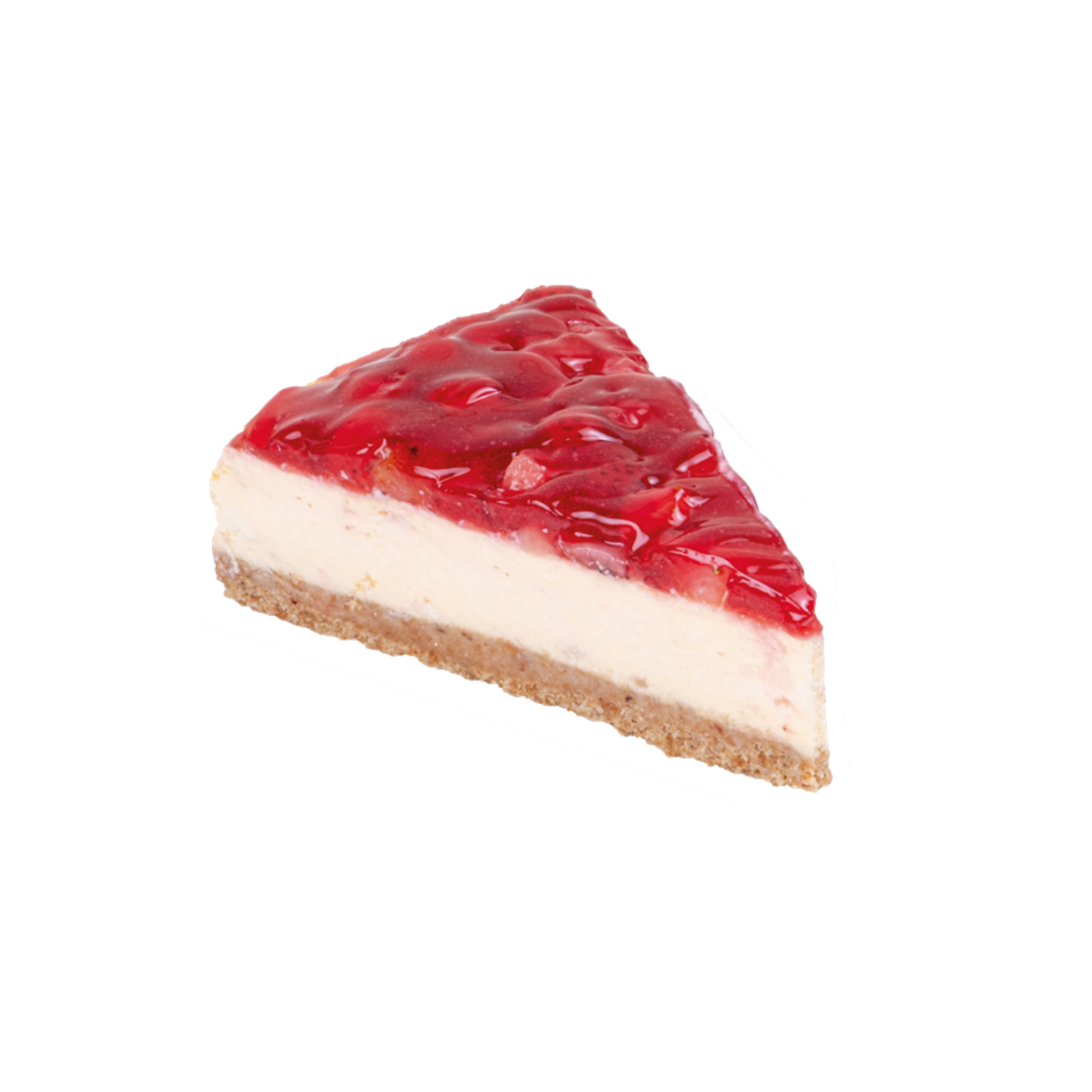Raspberry Cheesecake – 12-slice creamy dessert topped with vibrant raspberry glaze, ideal for wholesale supply to cafés, bakeries, and restaurants