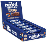 Nakd Blueberry Muffin Fruit & Nuts Bar – 18‑pack of 35 g all‑natural snack bars made with real blueberries and mixed nuts, perfect wholesale healthy treats for cafés, retailers, and lunch‑on‑the‑go offerings
