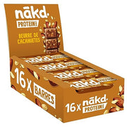 Nakd Peanut Butter Protein Bars – 16 × 35 g natural snack bars with creamy peanut butter and plant protein; ideal for wholesale to cafés, retailers, and gyms