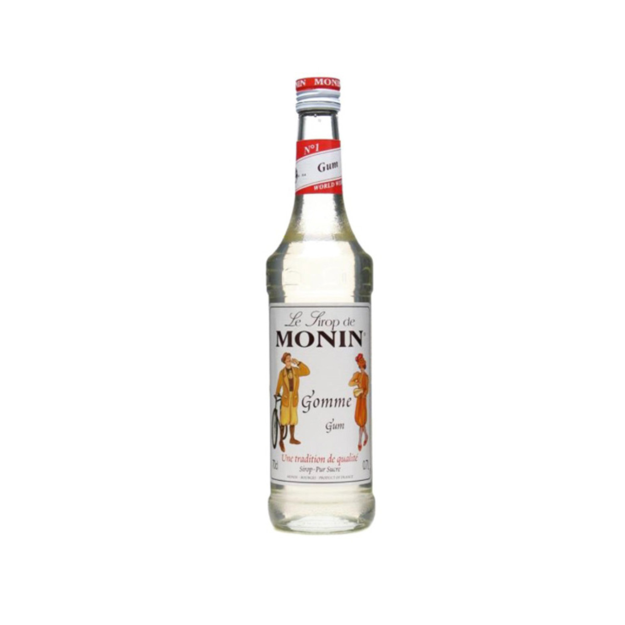 Monin Gomme Syrup – 70 ml mini bottle of smooth, neutral-flavoured syrup made with gum arabic for added texture and sweetness; ideal for cocktails, mocktails, and café beverages in wholesale use