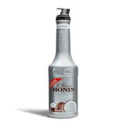 Monin Coconut Purée – 1 L creamy and tropical coconut purée, ideal for crafting smoothies, cocktails, frappés, and milkshakes; perfect wholesale supply for cafés, juice bars, and restaurants