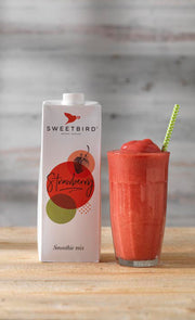 Sweetbird Strawberry Smoothie – 1L classic strawberry blend, ideal for smoothies, iced drinks, and wholesale supply to cafés, juice bars, and restaurants