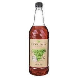 Sweetbird Cucumber & Mint Green Iced Tea Syrup – 1L refreshing syrup for iced teas and coolers, perfect for wholesale supply to cafés, juice bars, and restaurants