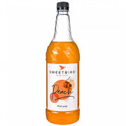 Sweetbird Peach Iced Tea Syrup – 1L smooth and fruity syrup for delicious iced teas, ideal for wholesale supply to cafés, juice bars, and restaurants