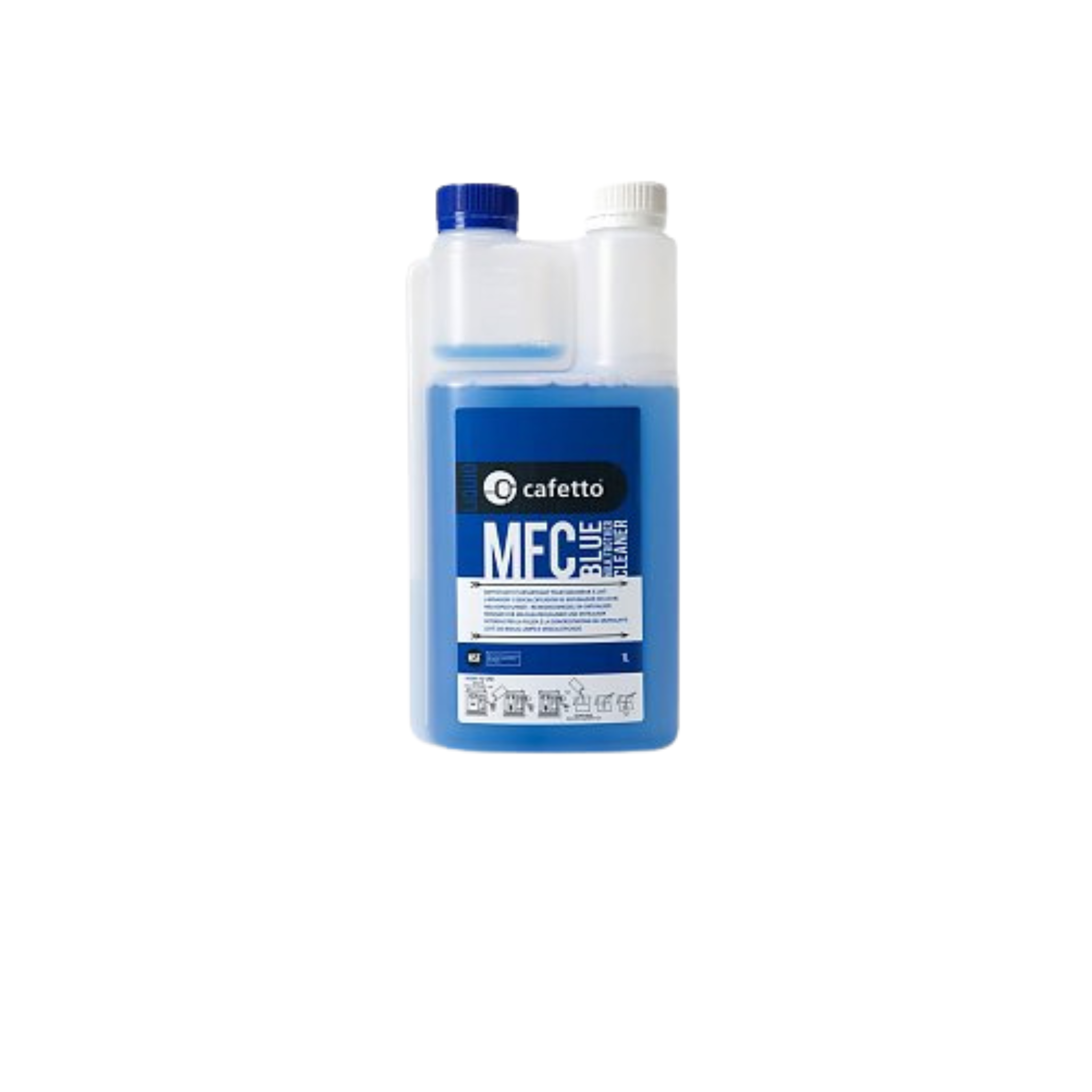 Cafetto Liquid Dairy Cleaner – 1 L professional-grade cleaning solution for removing milk residue from coffee machines and steam wands; ideal for cafés, coffee shops, and wholesale barista supplies