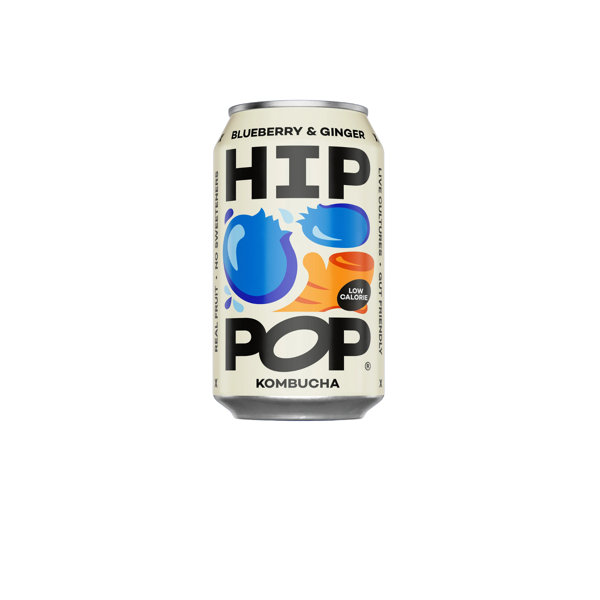 Hip Pop Blueberry Ginger Kombucha (12*330ml)