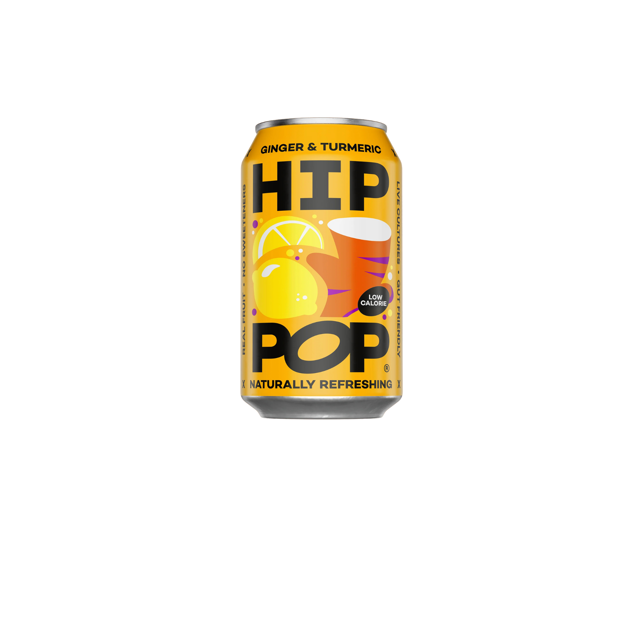 Hip Pop Ginger Turmeric Soda(12*330ml)