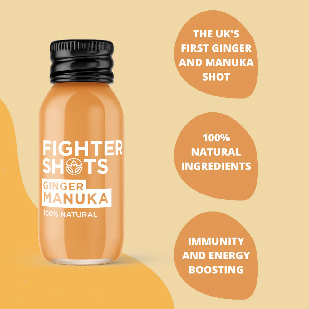 Fighter Shots Ginger + Manuka Honey