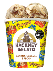 Hackney Gelato Banana Caramel & Pecan Gelato