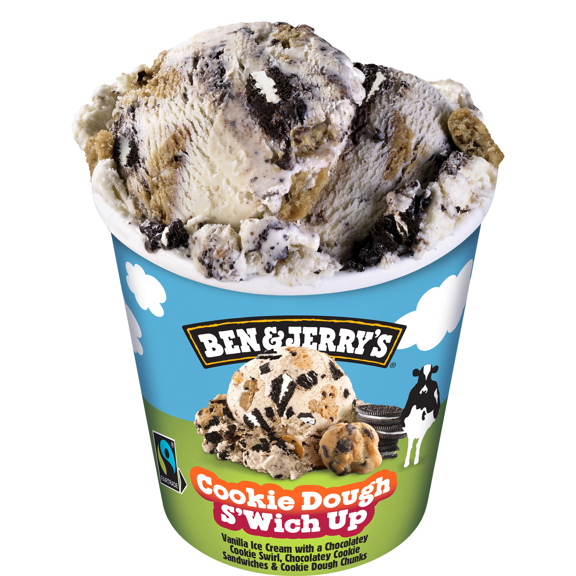 Ben & Jerrys Cookie Dough S’wich Up