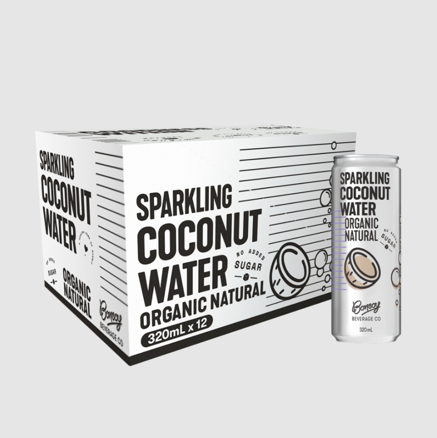 Bonsoy Sparkling Coconut Water 12x250ml