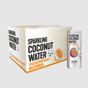 Bonsoy Sparkling Coconut Water w/ Passionfruit 12x250ml