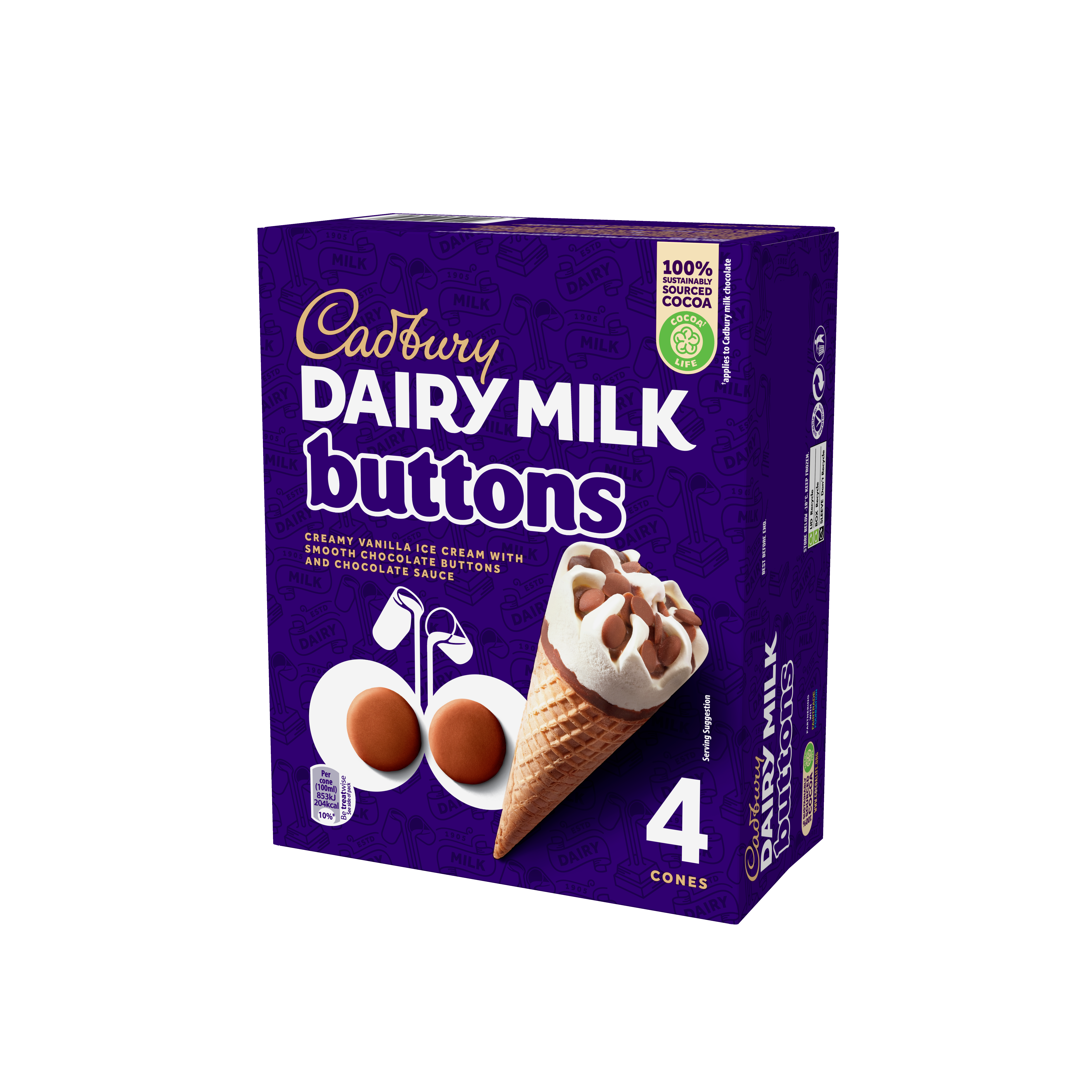 Cadbury’s Dairy Milk Button Cone Multipack