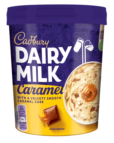 Cadbury’s Dairy Milk Caramel Ice Cream Tub