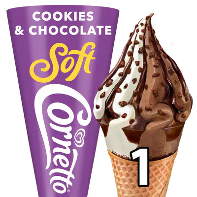Cornetto Soft Cookies and Chocolate