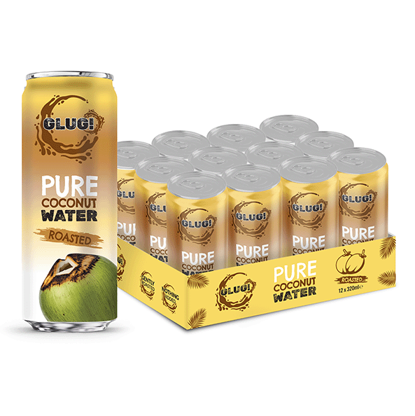 GLUG! 100% Roasted Coconut Water 12x250 ml