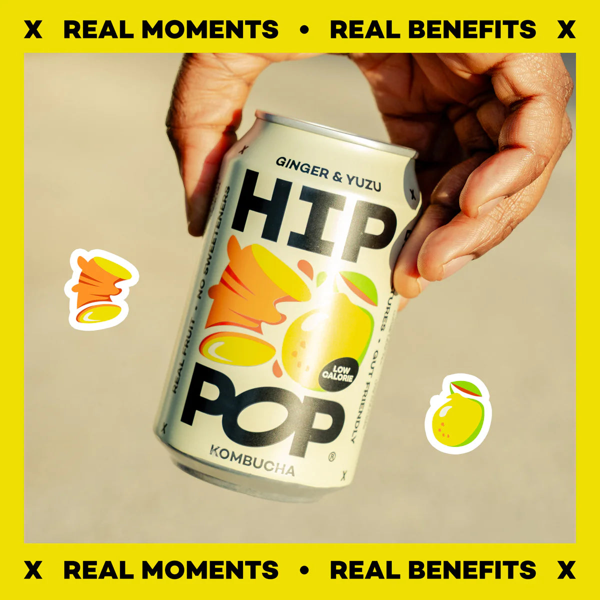 Hip Pop Ginger Yuzu Kombucha