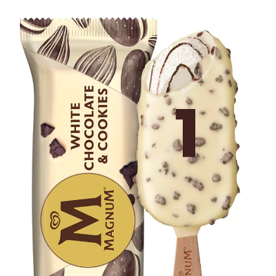 Magnum White Chocolate and Cookies