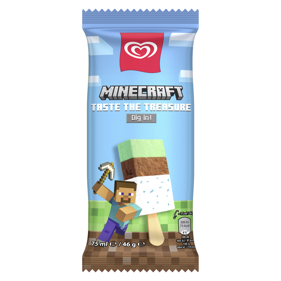 Minecraft Ice Cream Stick