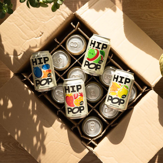 Hip Pop Apple Elderflower Kombucha