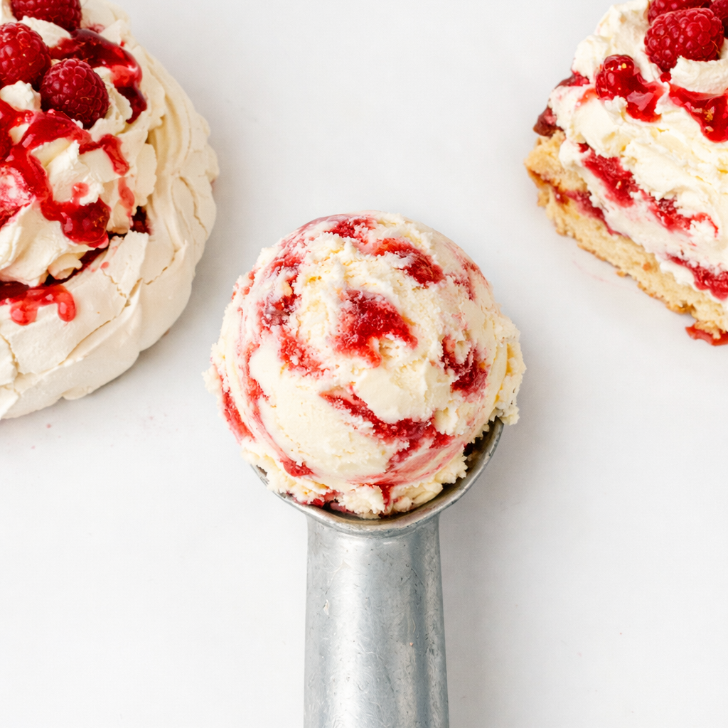 MARSHFIELD Raspberry Ripple Pavlova Ice Cream