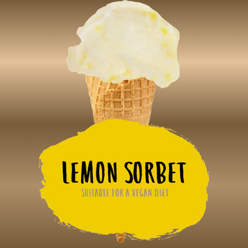 MARSHFIELDS VEGAN LEMON SORBET