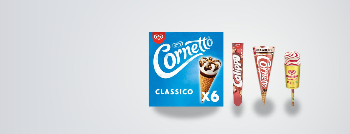 Wall's Cornetto, Calippo and Haribo range