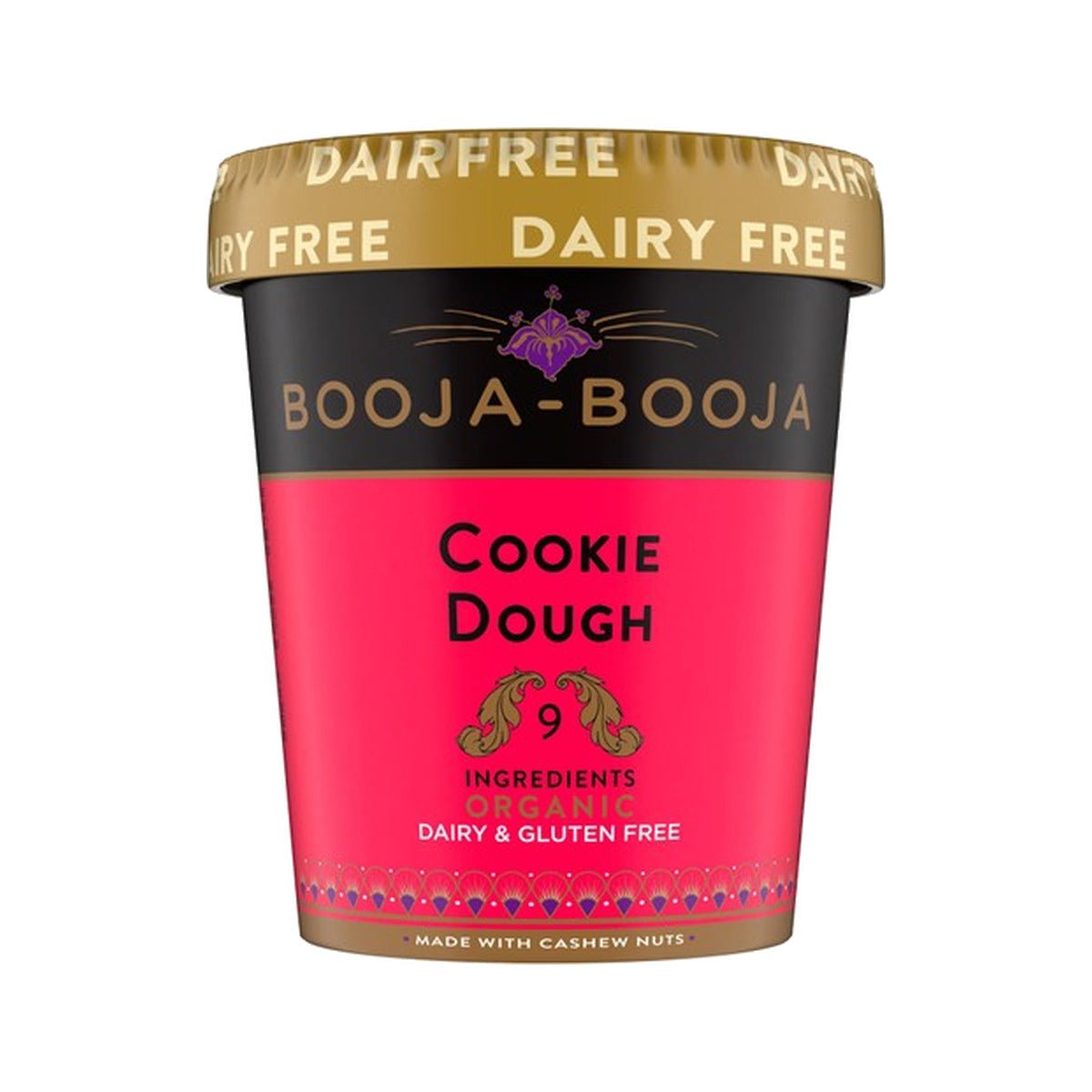 Booja Booja Cookie Dough Ice Cream | 6 x 465ml - NICE WHOLESALE
