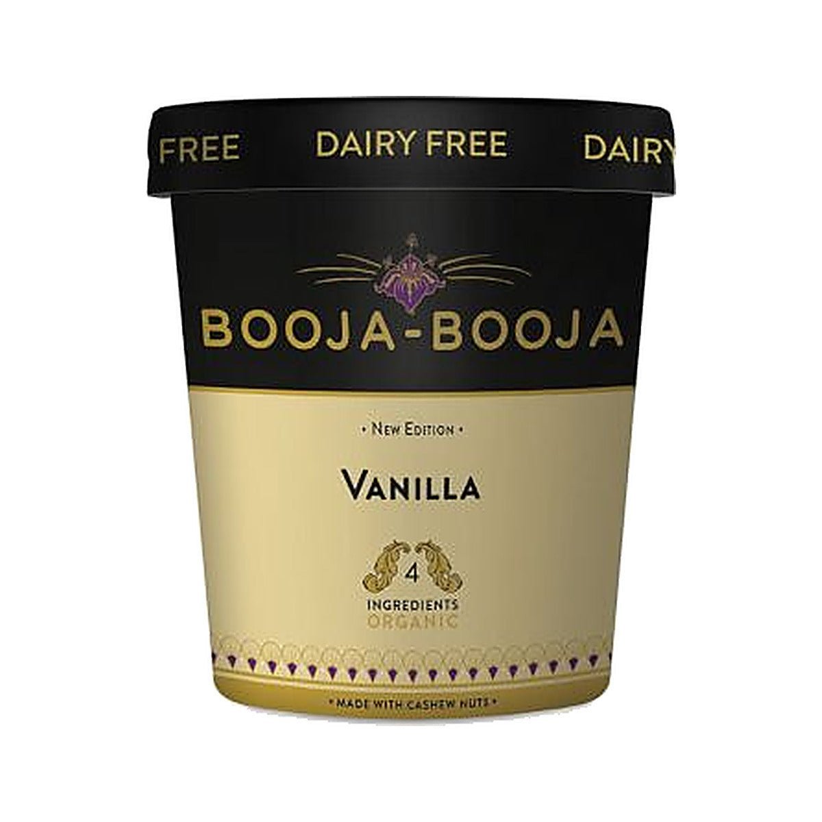 Booja Booja Vanilla Ice Cream | 6 x 465ml - NICE WHOLESALE