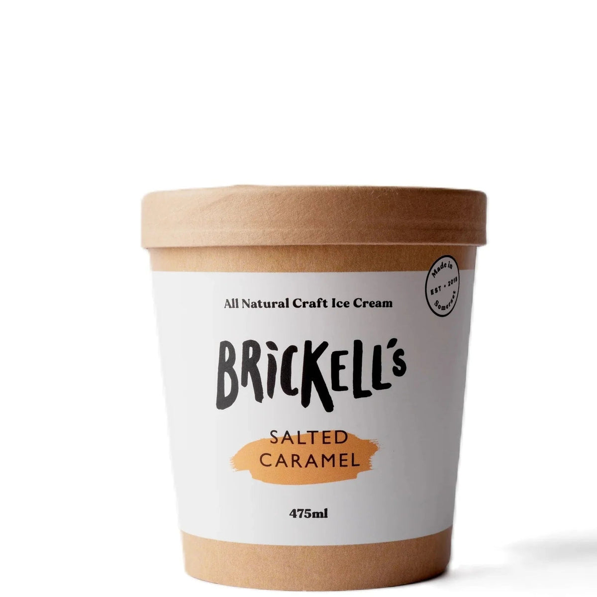 Brickell's Salted Caramel Ice Cream | 6 x 475ml - NICE WHOLESALE