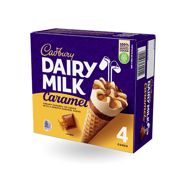 Cadbury’s Dairy Milk Caramel Cone Multipack - NICE WHOLESALE