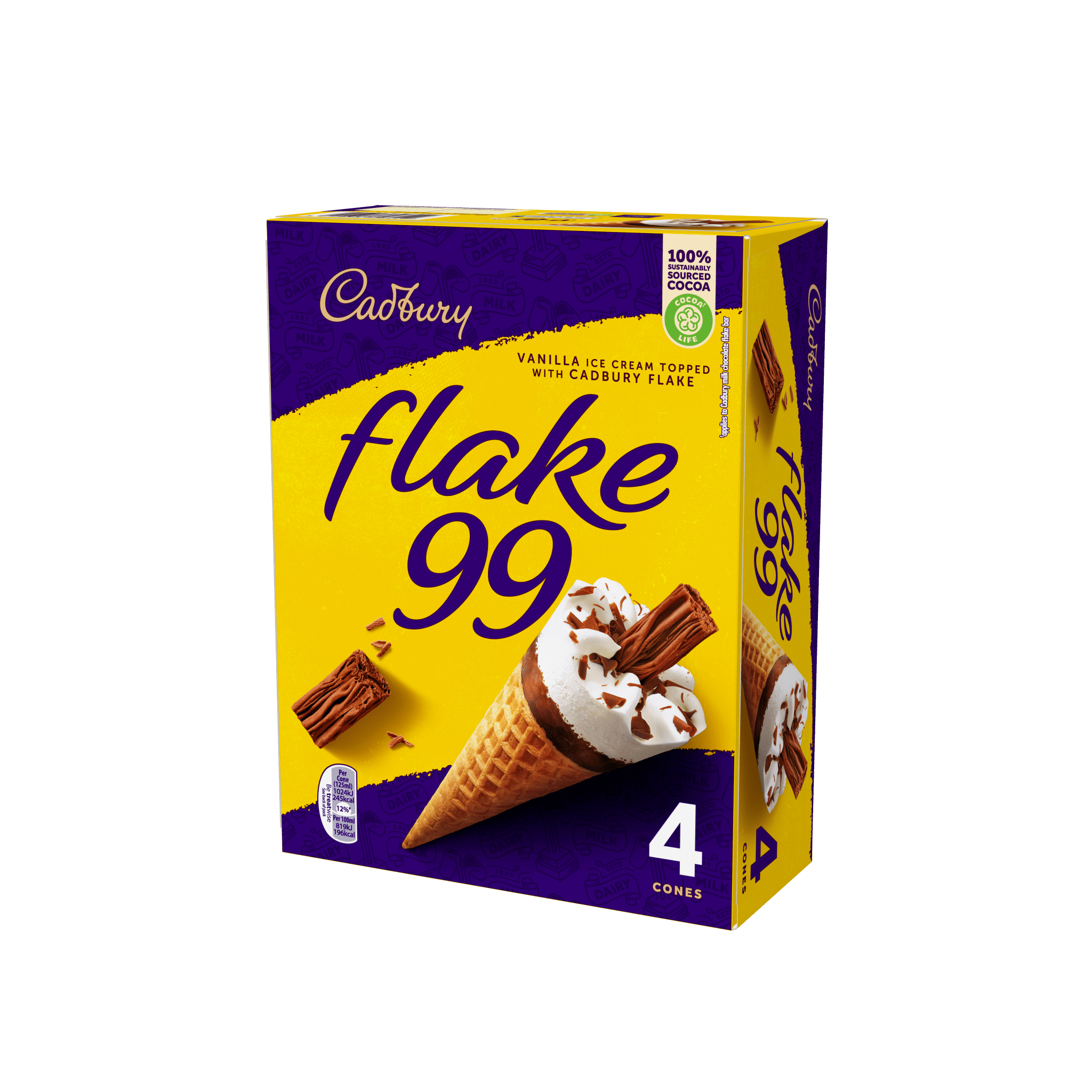Cadbury’s Flake 99 Cone Multipack - NICE WHOLESALE