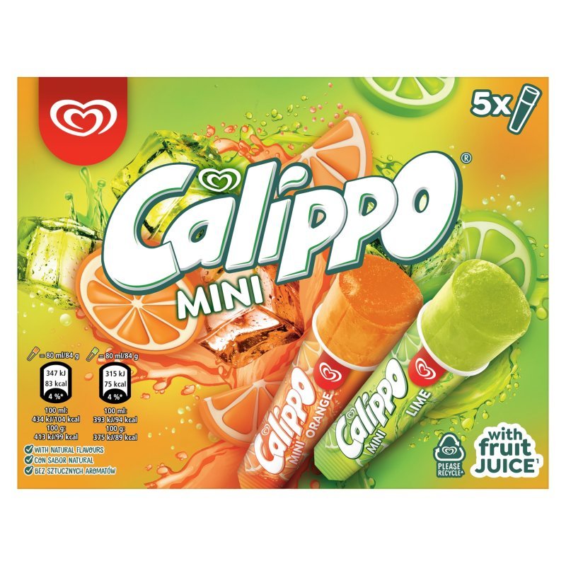 Calippo Ice Lolly Mini 5 Multipack - NICE WHOLESALE