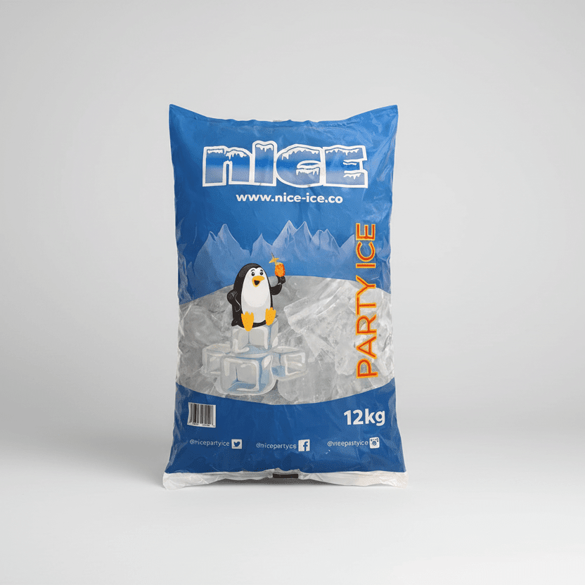 Cube Ice Jumbo Bag 12 kg - Cafe Supply