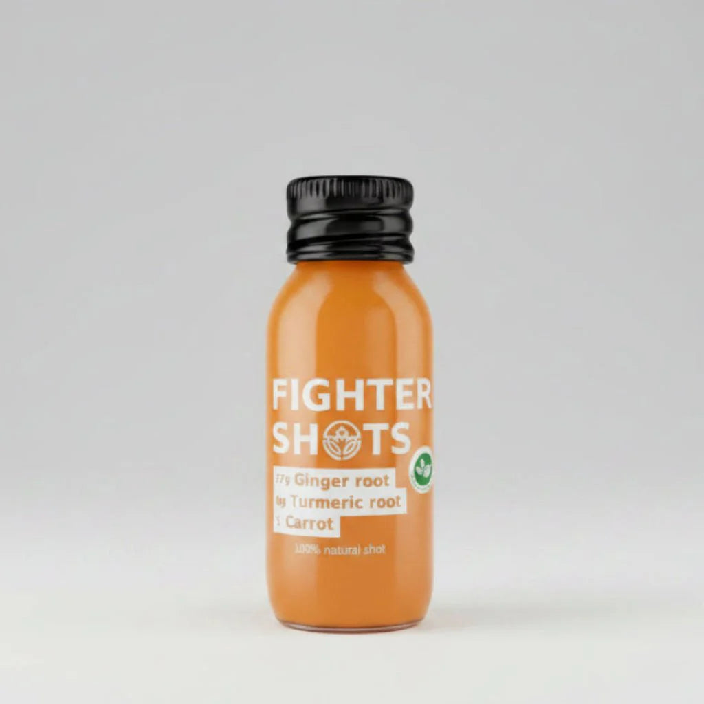 Fighter Shots Ginger + Carrot + TURMERIC - Cafe Supply