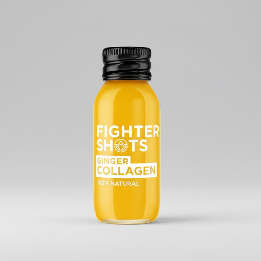 Fighter Shots Ginger + Marine Collagen 3,000mg - NICE WHOLESALE