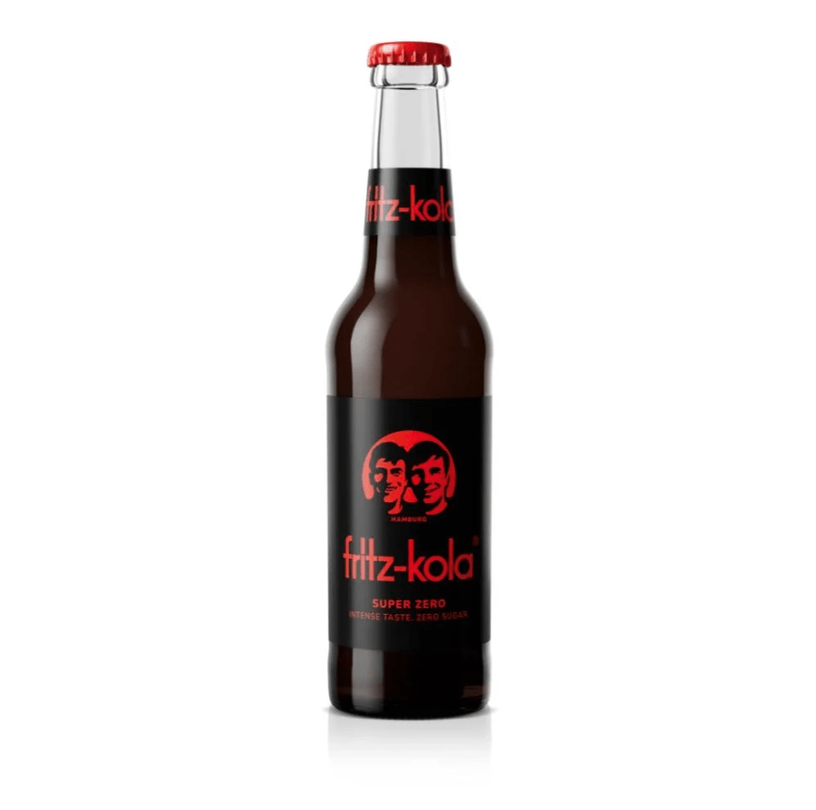 Fritz Super Zero Kola (Glass) 24x330 ml - NICE WHOLESALE