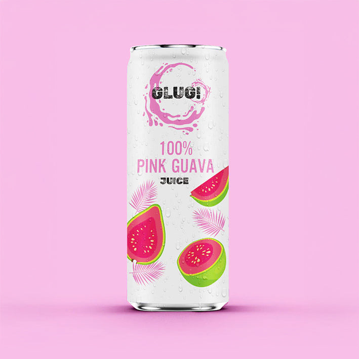 GLUG! 100% Pink Guava Juice 12x250 ml