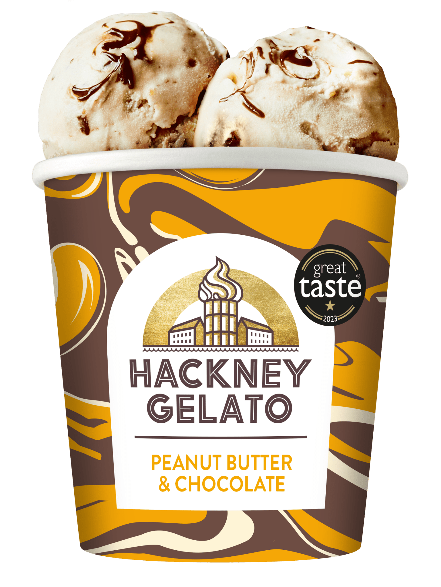 Hackney Gelato Peanut Butter and Chocolate Ice Cream - NICE WHOLESALE